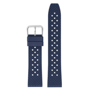 FKM Rubber Textured Band - Blue by Watch Straps Canada