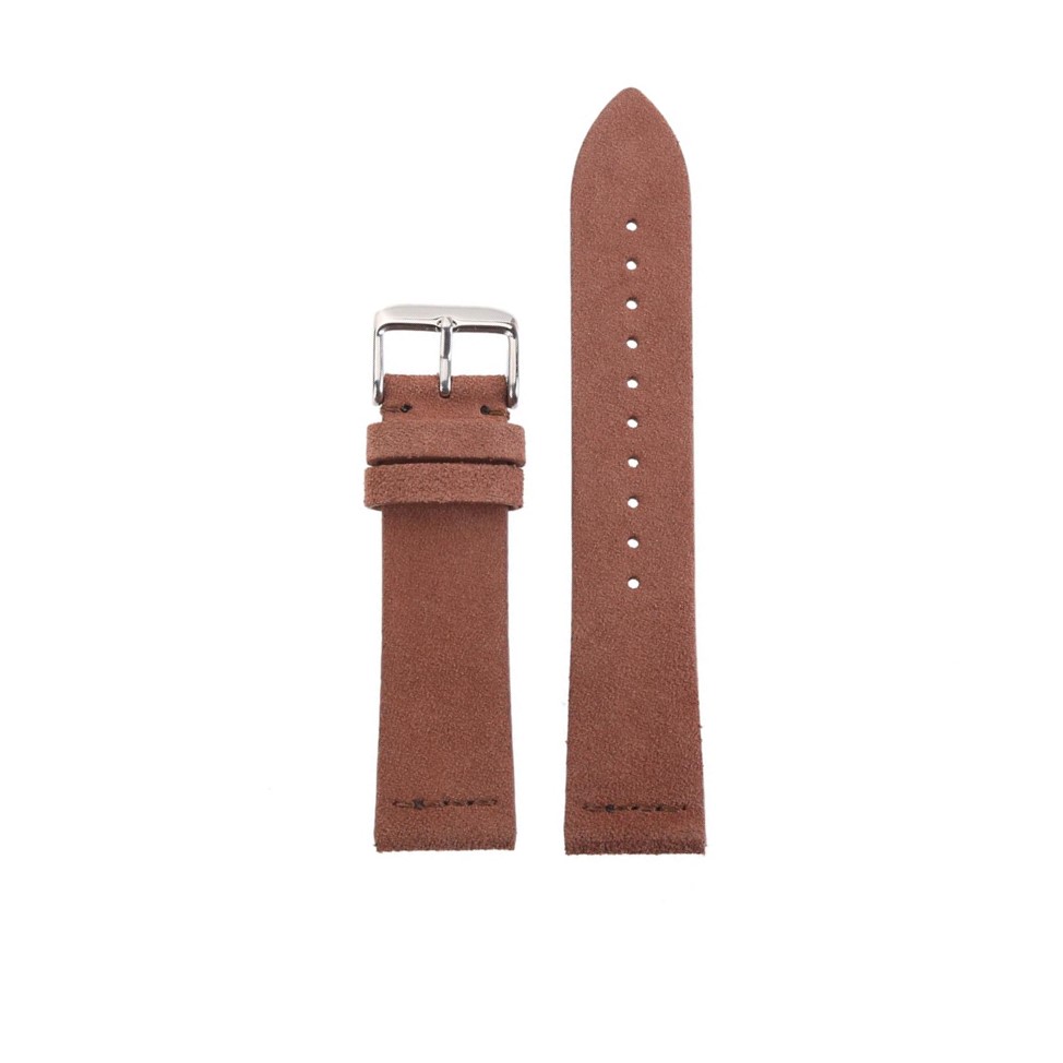 brun Suede Bracelet de montre en cuir par Watch Straps Canada