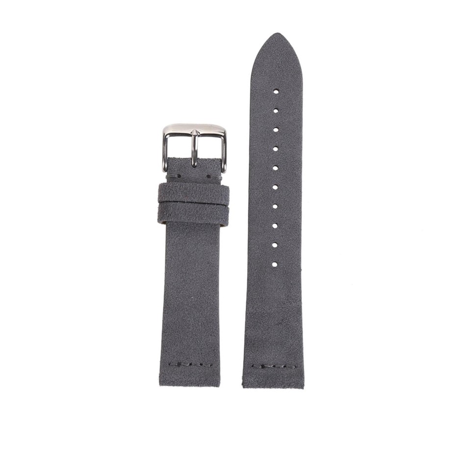 Gris Suede Bracelet de montre en cuir par Watch Straps Canada