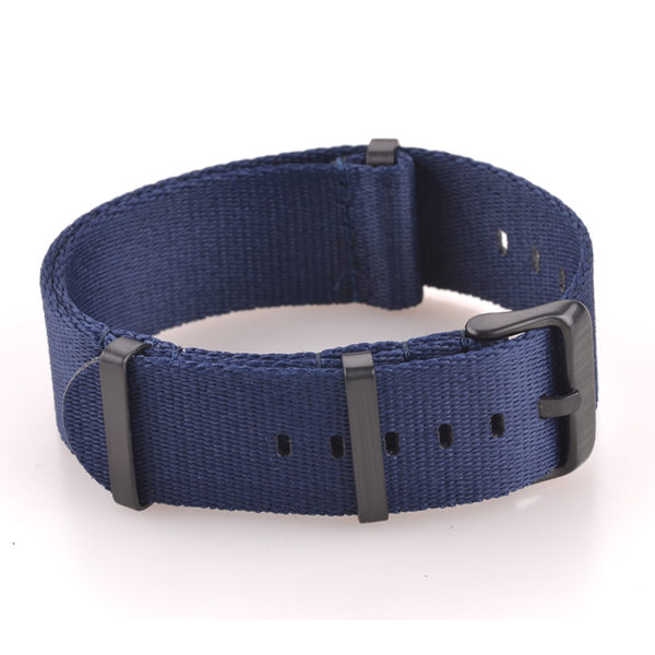 Premium Nato watch Strap Navy blue by Watch Straps Canada