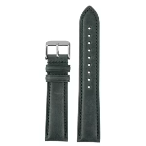 Green Italian Leather Watch Band by Watch Straps Canada