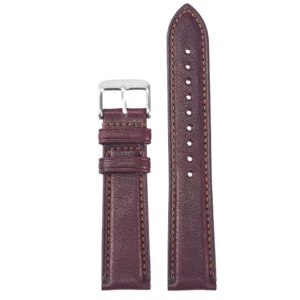 Brown Italian Leather Watch Band by Watch Straps Canada