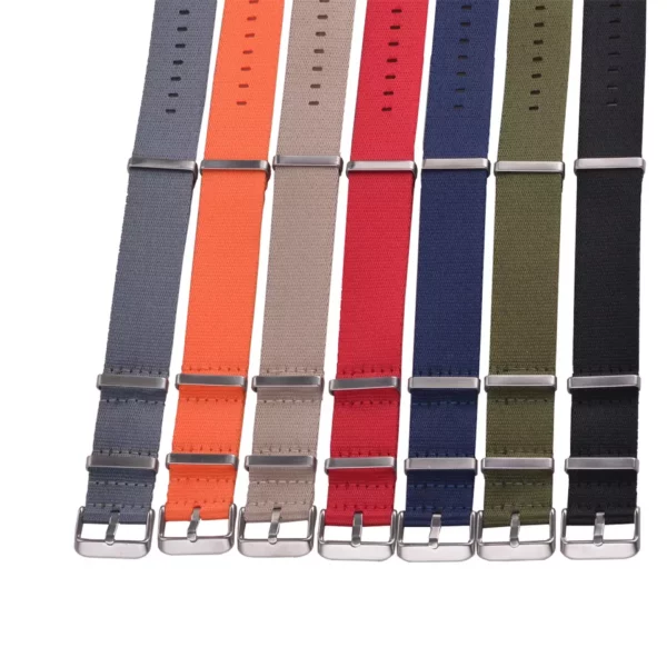 Premium Nato Watch Strap by Watch Straps Canada in various colors