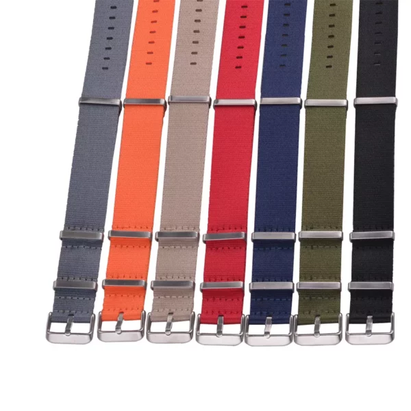 Premium Nato Bracelet de montre par Watch Straps Canada en plusieurs couleurs