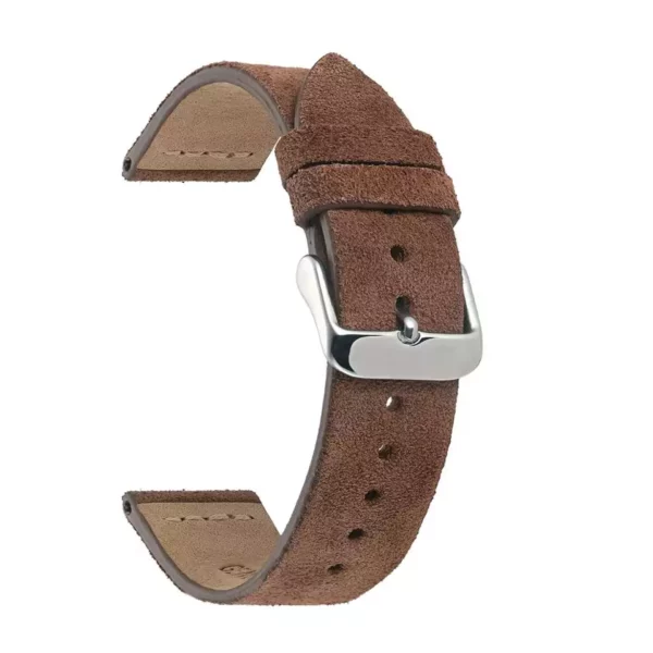 Brown Suede Leather Watch Band by Watch Straps Canada