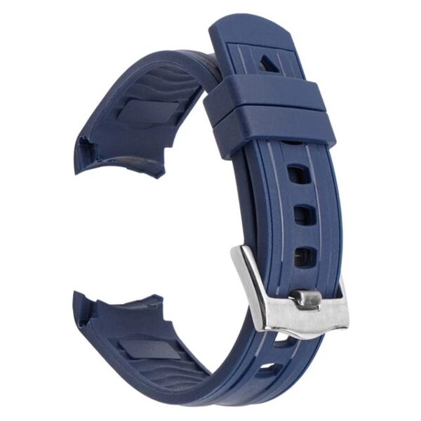 Rubber Watch Band for Omega Seamaster in Navy Blue by Watch Straps Canada