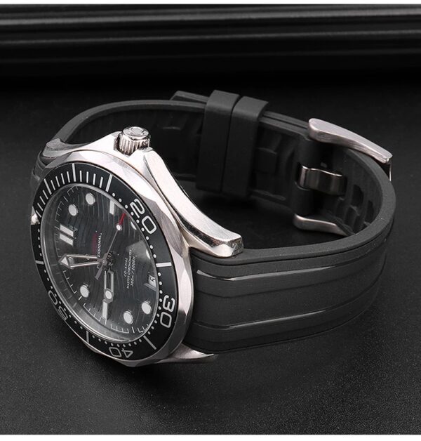 Rubber Watch Band for Omega Seamaster by Watch Straps Canada