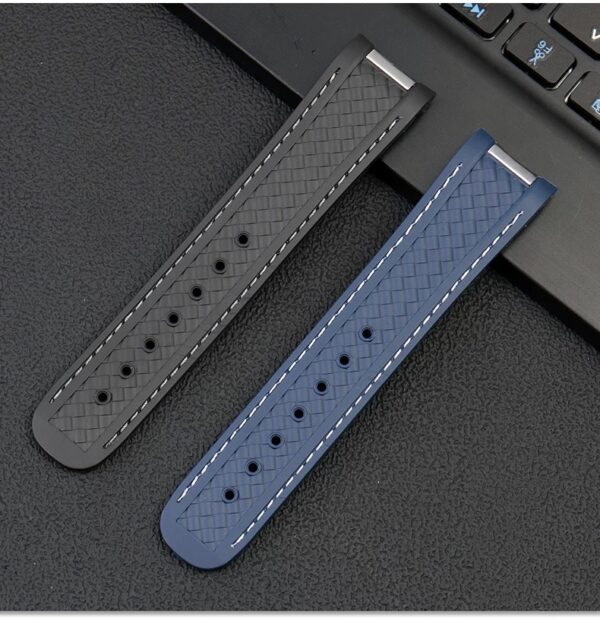 Rubber Watch Band for Omega Seamaster Aqua Terra by Watch Straps Canada