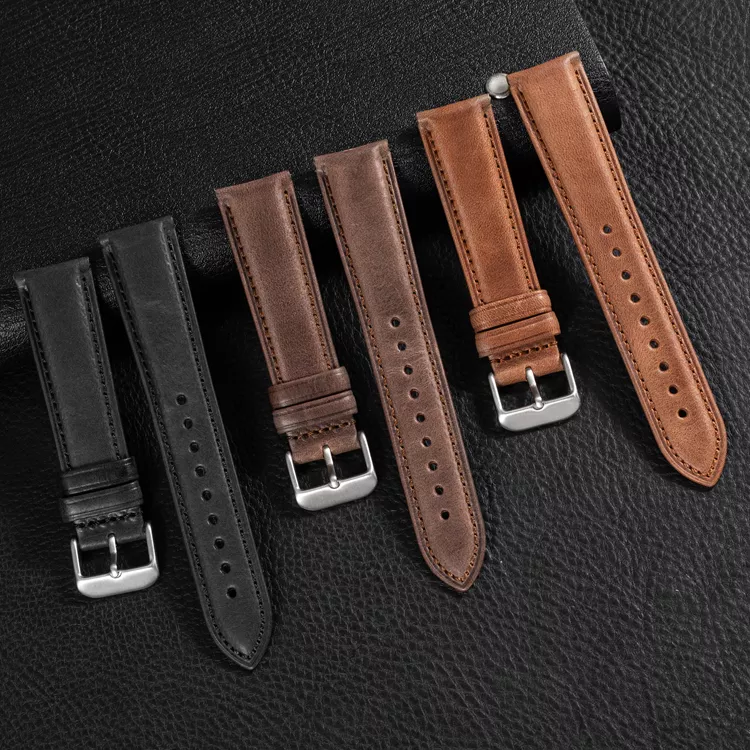 Italian Leather Watch Band by Watch Straps Canada