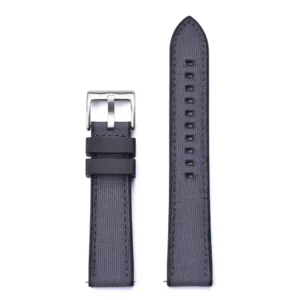 Watch Straps Canada Sailcloth and FKM rubber band in grey