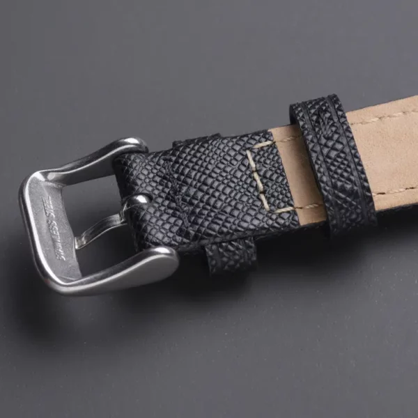 Black Saffiano Leather Watch Strap by Watch Straps Canada