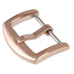 Watch Strap Large Brushed Buckle - Rose Gold