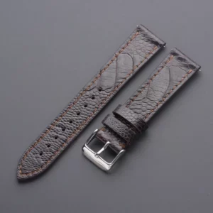 Brown Ostrich Leather Watch Band - Quick Release - Exotic Leather from Watch Straps Canada