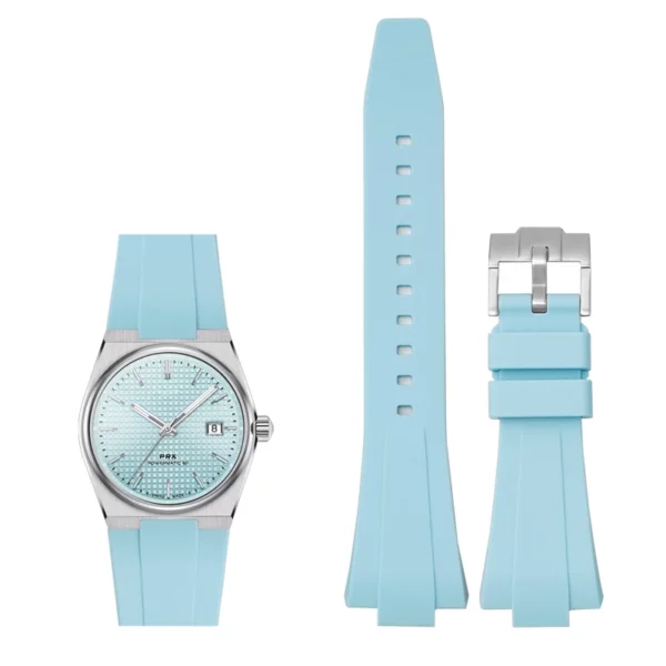 Light Blue 35mm Tissot PRX strap