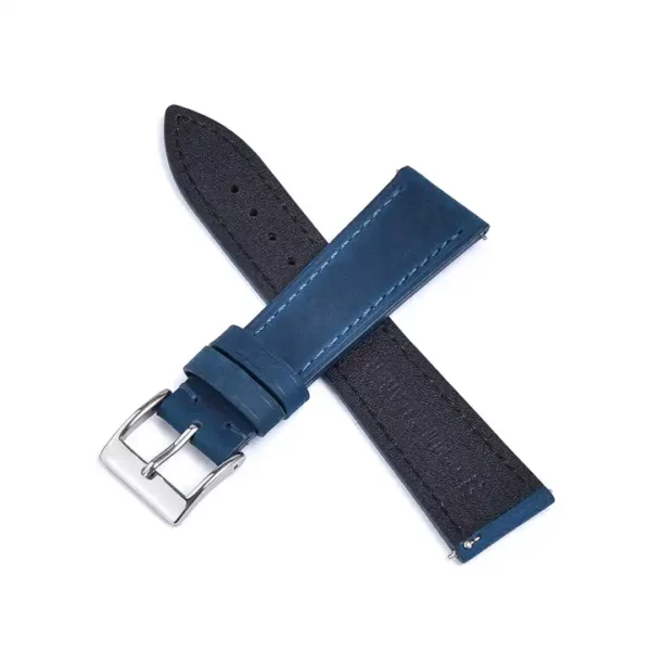 Vintage Leather Watch Band from Watch Straps Canada in Blue