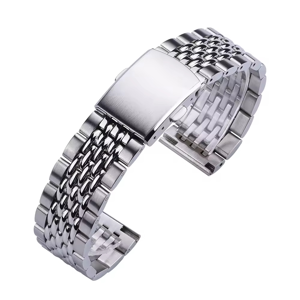 Bracelet de montre WSC en acier inoxydable Beads of Rice