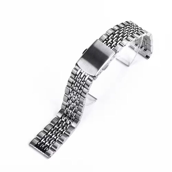 WSC Stainless Beads of Rice Watch Bracelet