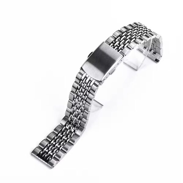 Bracelet de montre WSC en acier inoxydable Beads of Rice