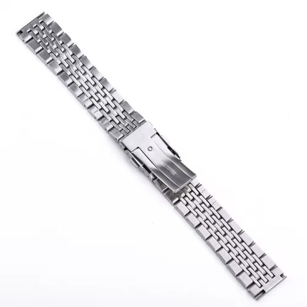 Dos du bracelet-montre WSC en acier inoxydable avec perles de riz